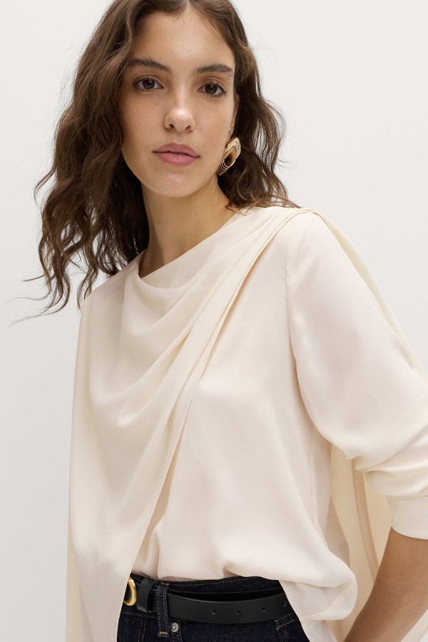 Scarf Detail Blouse
