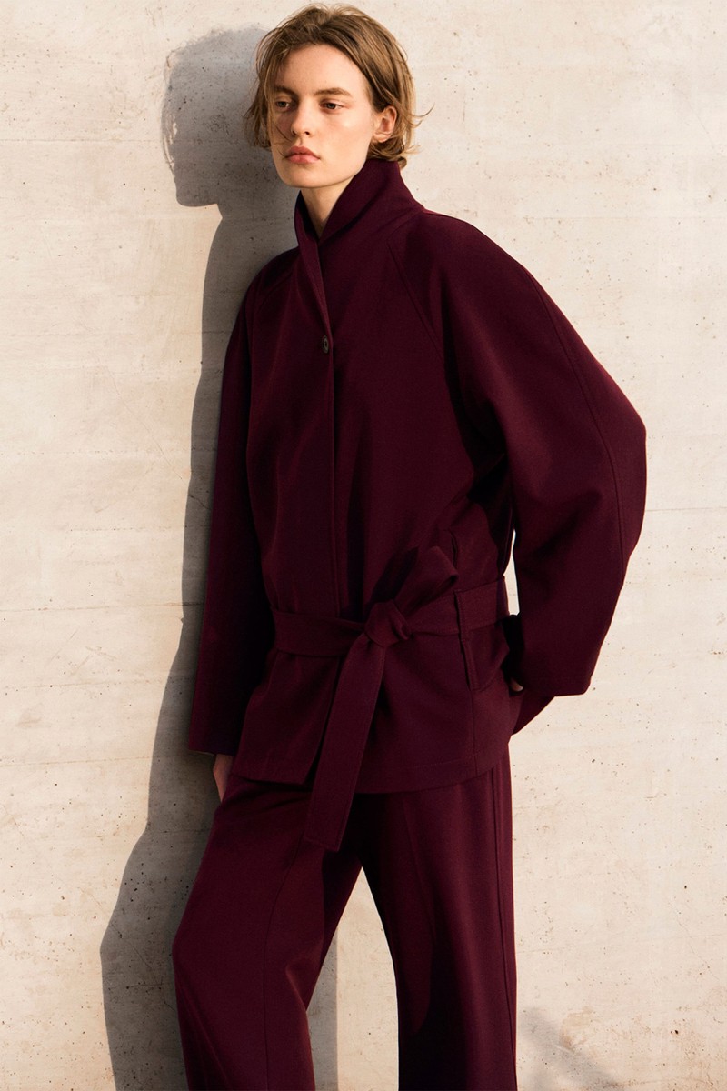 Wool-Blend Straight-Leg Trousers